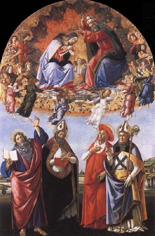 The Coronation of the Virgin, Sandro Botticelli